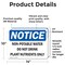 Signmission Non-Potable Water Do Not Drink Plant Nutrients, 14 in W x Rectangle, Vinyl Decal OS-2PACK-NS-D-1014-L-15090 - alternate 2